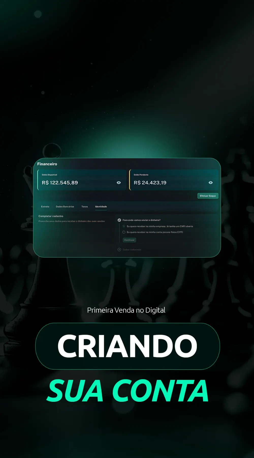 Criando Sua Conta